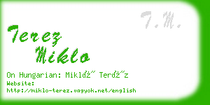 terez miklo business card